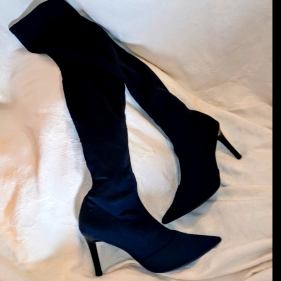 a new day Shoes - A New Day by Anthropologie thigh high black boots size 9.5